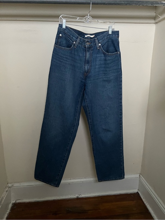 Levi's Denim - Levi's Women's Dark Blue Wide-Leg Jeans